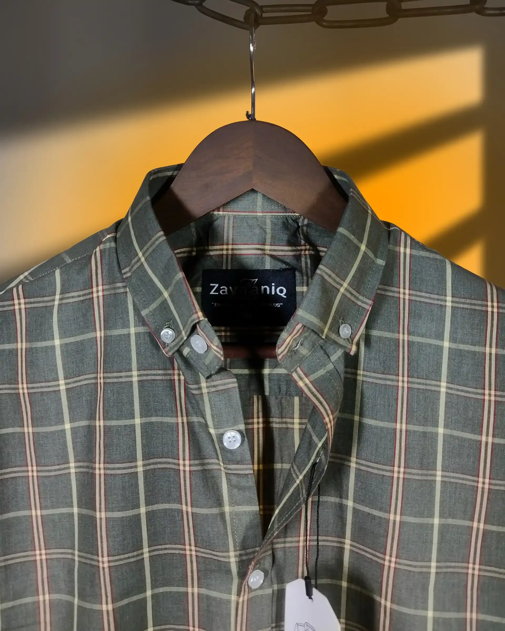 Olive & Ochre Plaid